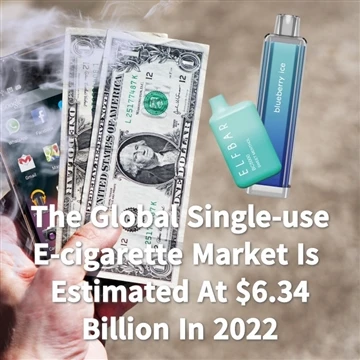 世界の使い捨て電子タバコ市場は2022年に63億4000万ドルと推定される